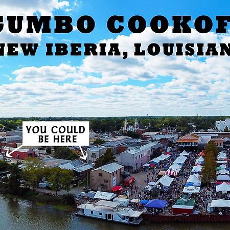 Chateau Royale, Pet Friendly, On Bayou, Downtown! New Iberia Exteriör bild
